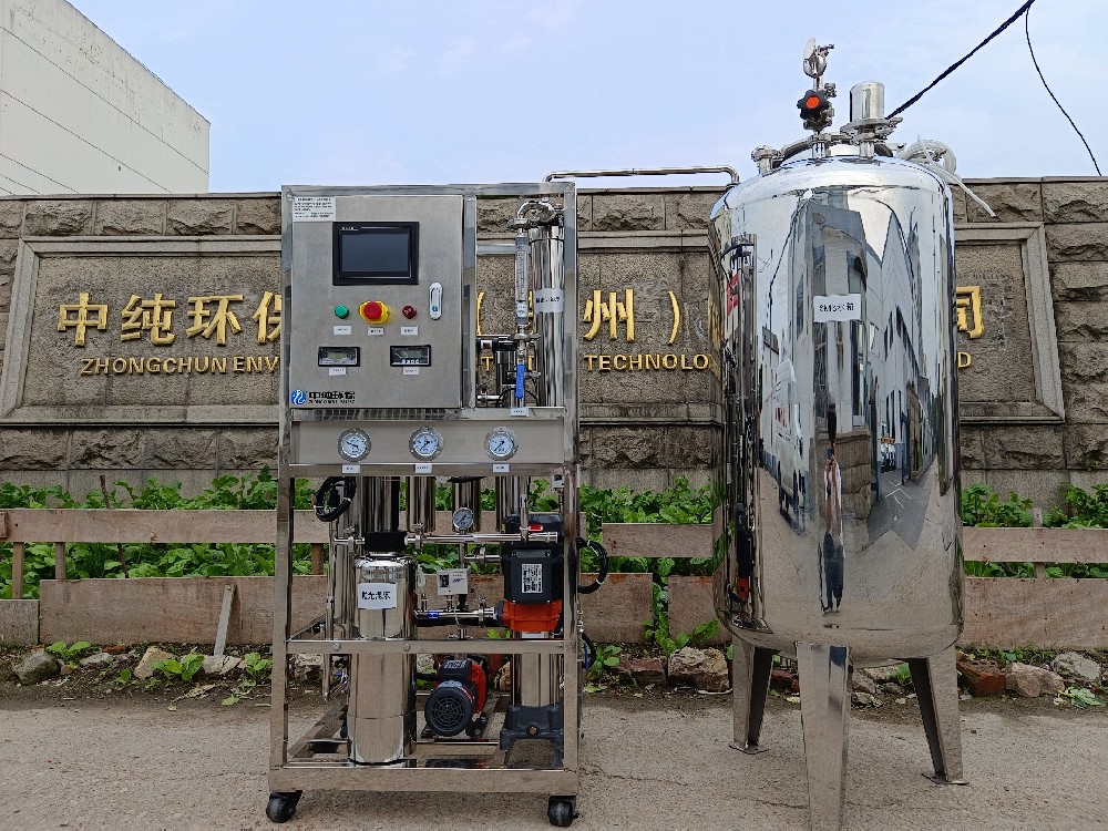 0.2T/H纯化水设备（一级RO+抛混）